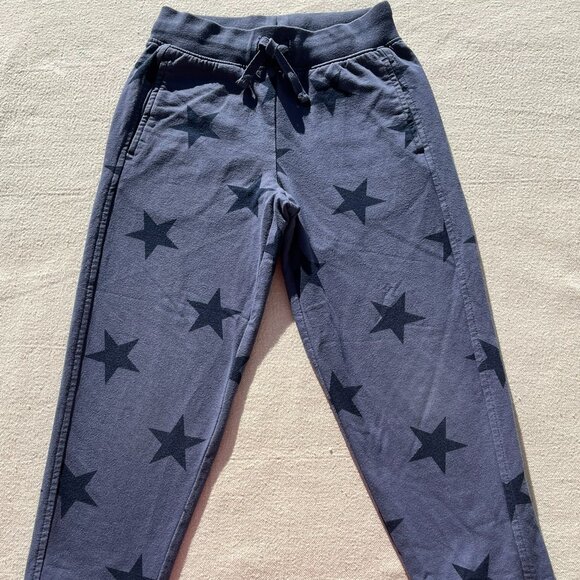 Primary Bold Stars Jogger, Size 6, Sunwashed Navy w/ Navy Stars, GUC - Picture 2 of 10